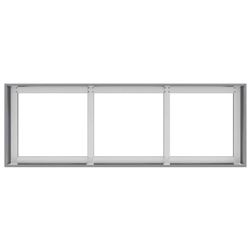 VidaXL Plantenbak 120x40x40 cm gegalvaniseerd staal