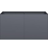 VidaXL Plantenbak 80x40x40 cm koudgewalst staal antracietkleurig