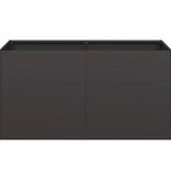 VidaXL Plantenbak 80x40x40 cm koudgewalst staal zwart