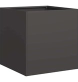 VidaXL Plantenbak 40x40x40 cm koudgewalst staal zwart