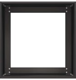 VidaXL Plantenbak 40x40x40 cm koudgewalst staal zwart