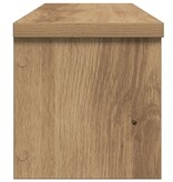 VidaXL Keukenrekken stapelbaar 2 st 60x15x16 cm artisanaal eikenkleur