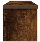 VidaXL Keukenrekken stapelbaar 2 st 60x15x16 cm gerookt eikenkleurig