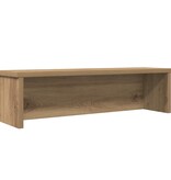 VidaXL Keukenrek stapelbaar 50x15x16 cm bewerkt hout artisanaal eiken