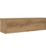 VidaXL Keukenrek stapelbaar 50x15x16 cm bewerkt hout artisanaal eiken