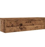 VidaXL Keukenrek stapelbaar 50x15x16 cm bewerkt hout oud houtkleurig
