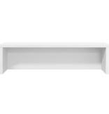 VidaXL Keukenrekken stapelbaar 2 st 50x15x16 cm wit