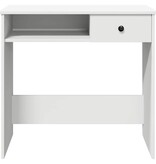 VidaXL Bureau 80x40x75 cm bewerkt hout wit