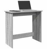 VidaXL Bureau 80x40x75 cm bewerkt hout grijs sonoma eikenkleurig
