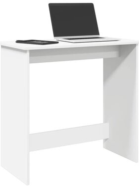 VidaXL Bureau 80x40x75 cm bewerkt hout wit
