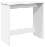 VidaXL Bureau 80x40x75 cm bewerkt hout wit