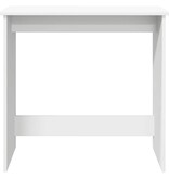 VidaXL Bureau 80x40x75 cm bewerkt hout wit
