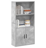 VidaXL Boekenkast 60x24x120 cm bewerkt hout betongrijs