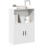VidaXL Boekenkast 60x24x85 cm bewerkt hout wit