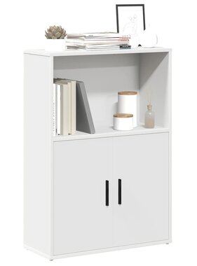 VidaXL Boekenkast 60x24x85 cm bewerkt hout wit