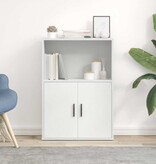 VidaXL Boekenkast 60x24x85 cm bewerkt hout wit