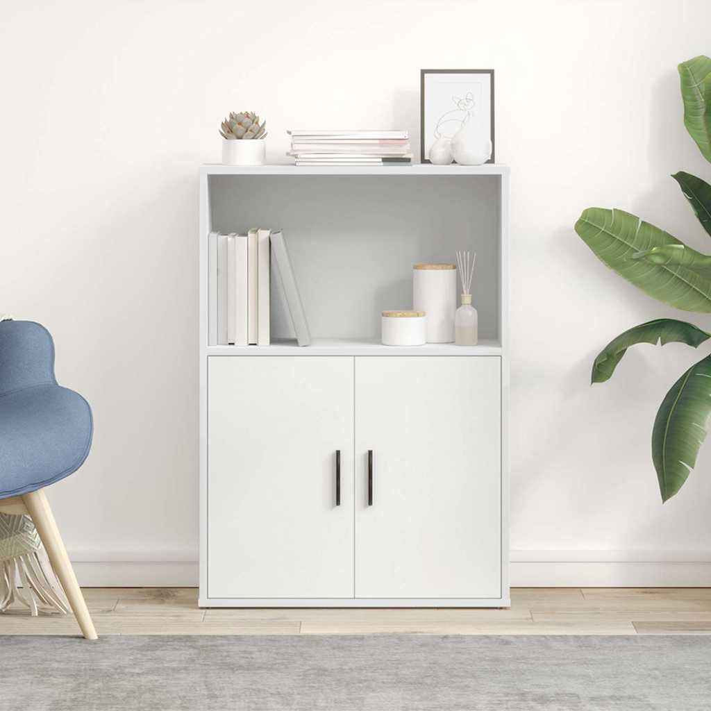 VidaXL Boekenkast 60x24x85 cm bewerkt hout wit