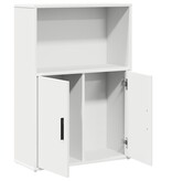 VidaXL Boekenkast 60x24x85 cm bewerkt hout wit