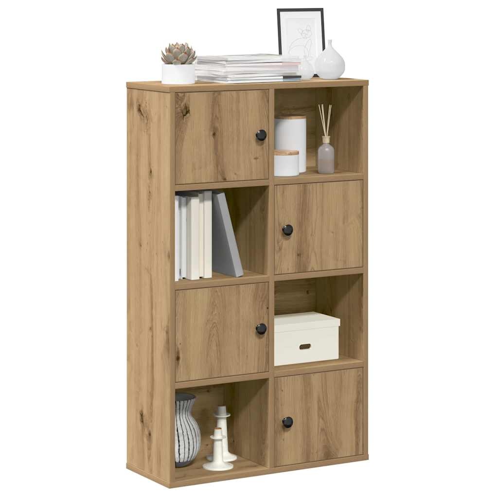 VidaXL Boekenkast 60x24x101,5 cm bewerkt hout artisanaal eikenkleurig