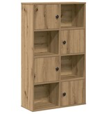 VidaXL Boekenkast 60x24x101,5 cm bewerkt hout artisanaal eikenkleurig