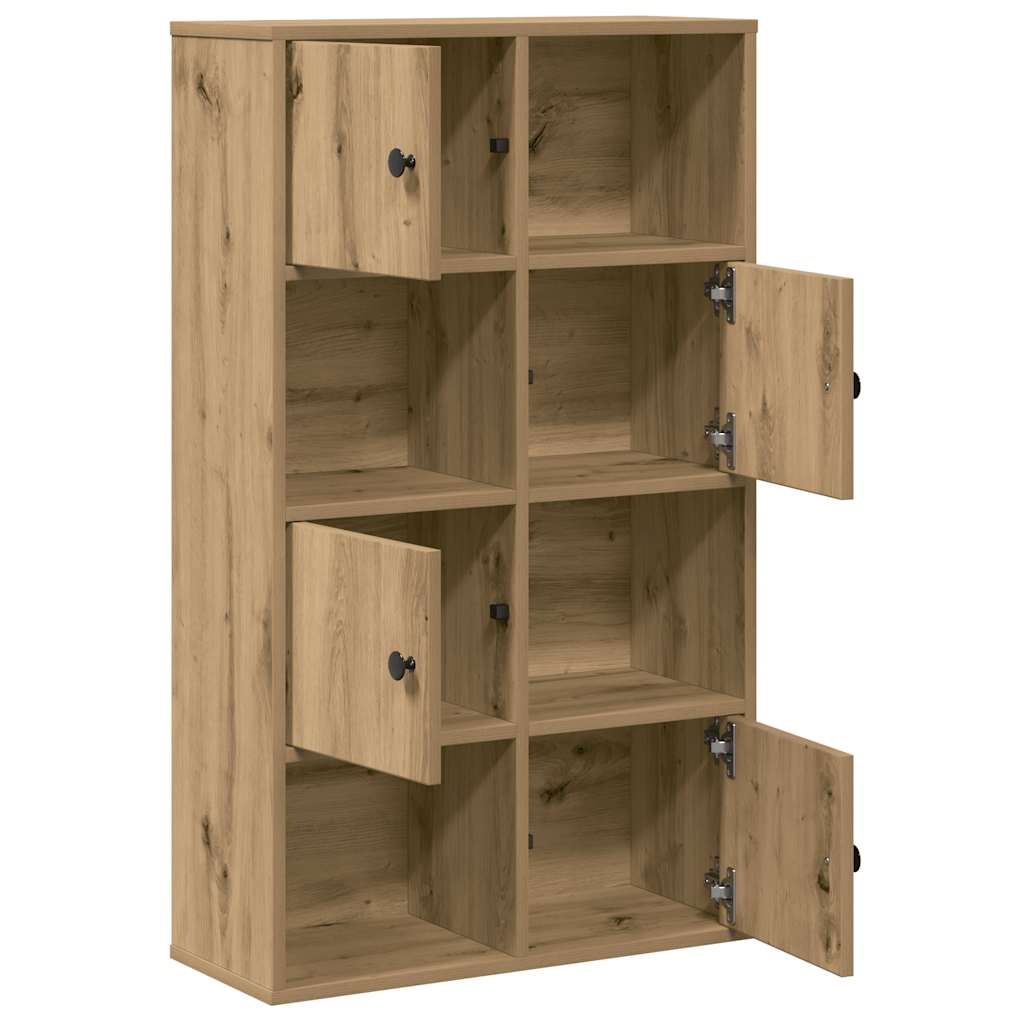 VidaXL Boekenkast 60x24x101,5 cm bewerkt hout artisanaal eikenkleurig