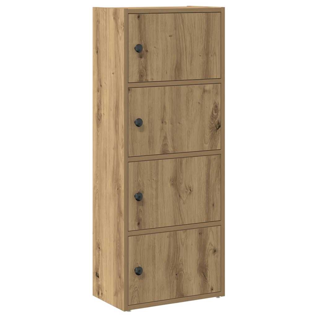 VidaXL Boekenkast 40x24x102 cm bewerkt hout artisanaal eikenkleurig