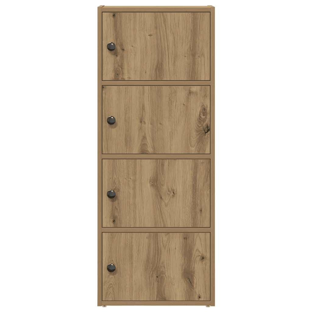 VidaXL Boekenkast 40x24x102 cm bewerkt hout artisanaal eikenkleurig