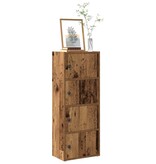 VidaXL Boekenkast 40x24x102 cm bewerkt hout oud houtkleurig