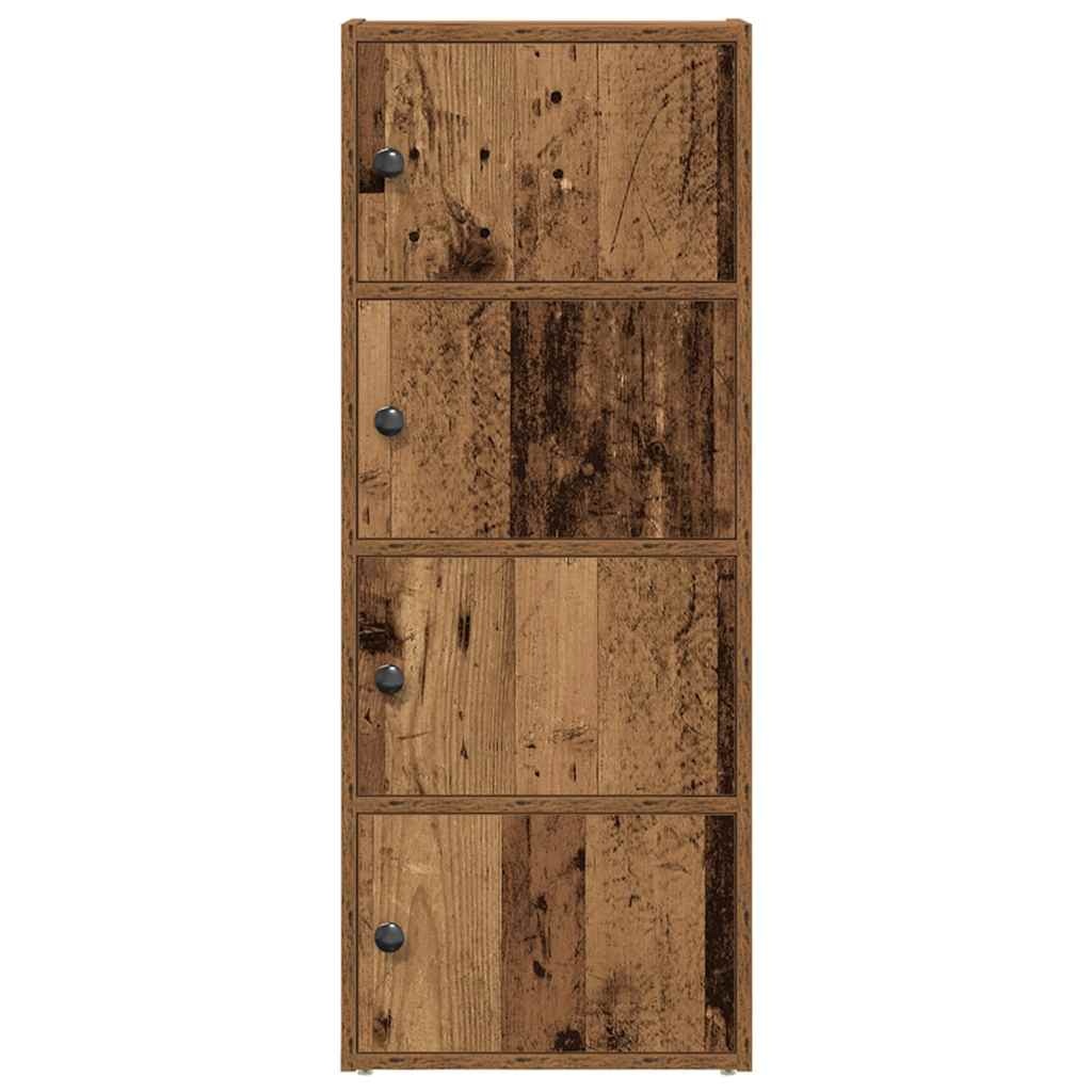 VidaXL Boekenkast 40x24x102 cm bewerkt hout oud houtkleurig