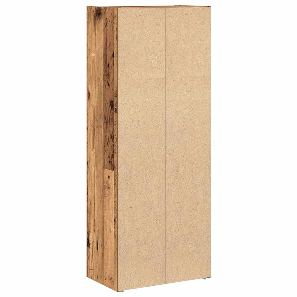 VidaXL Boekenkast 40x24x102 cm bewerkt hout oud houtkleurig