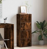 VidaXL Boekenkast 40x24x102 cm bewerkt hout gerookt eikenkleurig