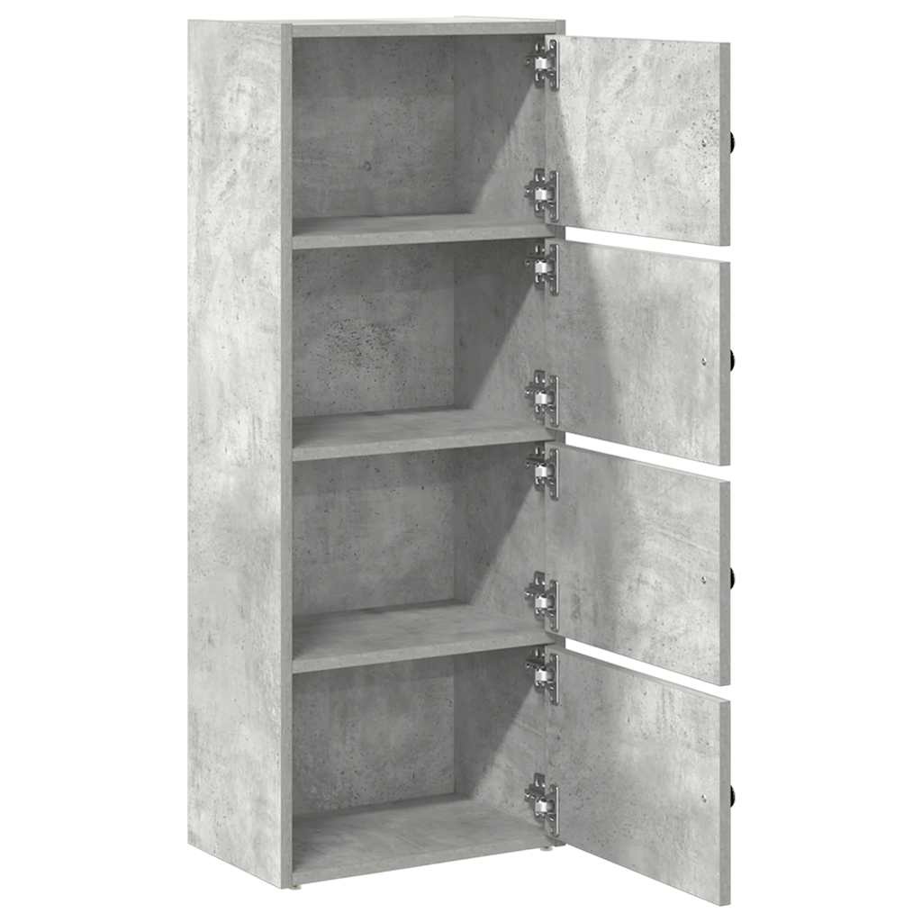 VidaXL Boekenkast 40x24x102 cm bewerkt hout betongrijs