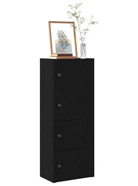 VidaXL Boekenkast 40x24x102 cm bewerkt hout zwart eikenkleurig