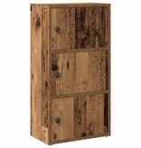 VidaXL Boekenkast 40x24x77 cm bewerkt hout oud houtkleurig