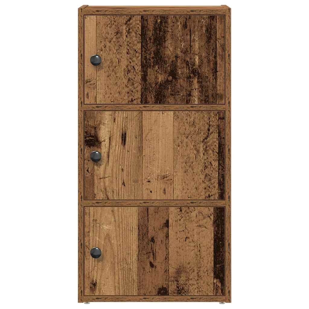 VidaXL Boekenkast 40x24x77 cm bewerkt hout oud houtkleurig