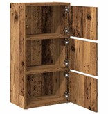 VidaXL Boekenkast 40x24x77 cm bewerkt hout oud houtkleurig
