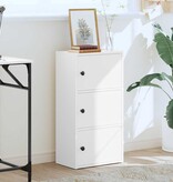 VidaXL Boekenkast 40x24x77 cm bewerkt hout wit