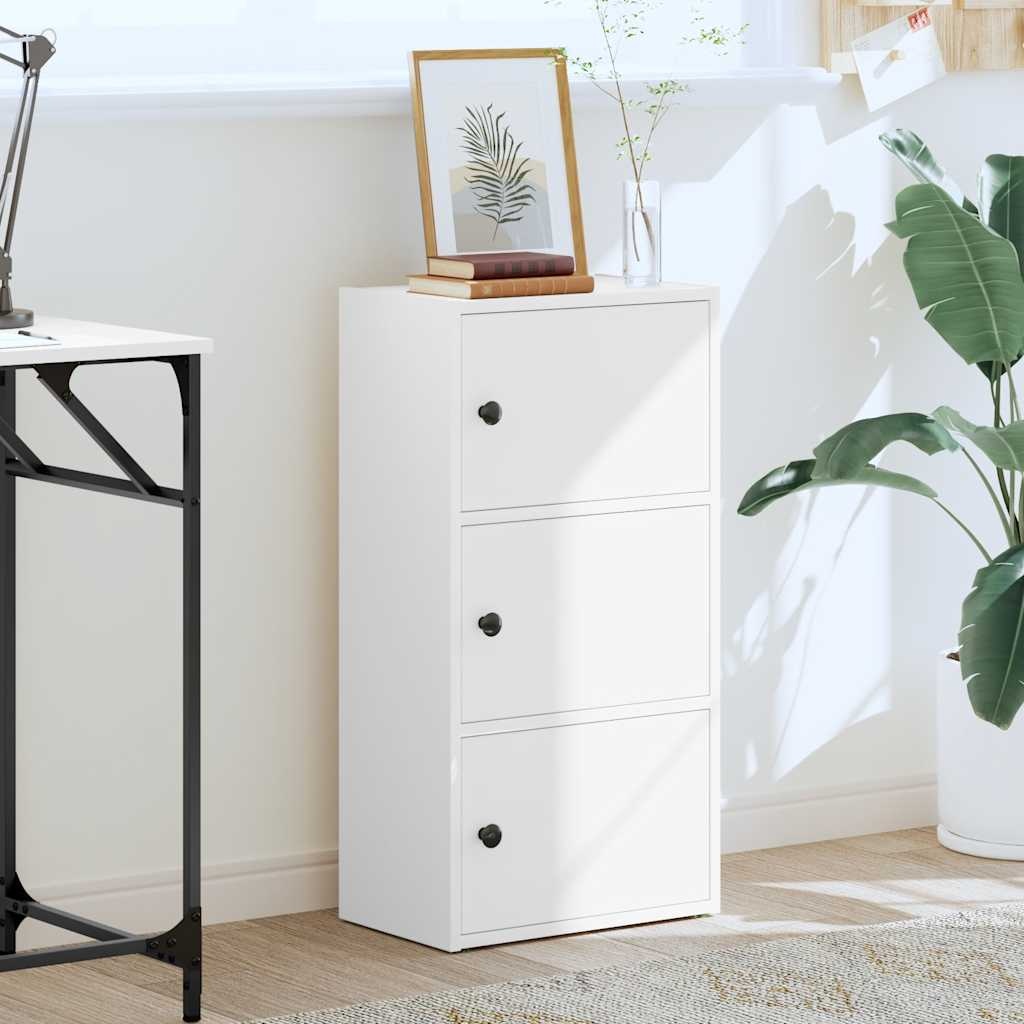 VidaXL Boekenkast 40x24x77 cm bewerkt hout wit