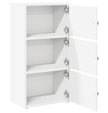 VidaXL Boekenkast 40x24x77 cm bewerkt hout wit