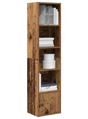 VidaXL Boekenkast 31x24x127 cm bewerkt hout oud houtkleurig
