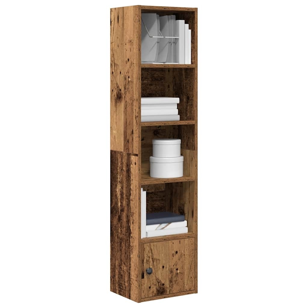 VidaXL Boekenkast 31x24x127 cm bewerkt hout oud houtkleurig