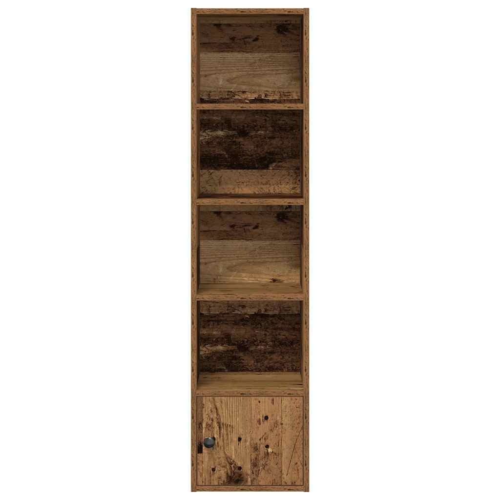VidaXL Boekenkast 31x24x127 cm bewerkt hout oud houtkleurig