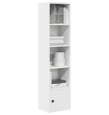 VidaXL Boekenkast 31x24x127 cm bewerkt hout wit