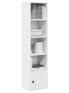 VidaXL Boekenkast 31x24x127 cm bewerkt hout wit