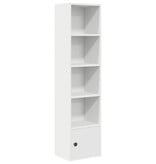 VidaXL Boekenkast 31x24x127 cm bewerkt hout wit