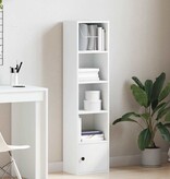 VidaXL Boekenkast 31x24x127 cm bewerkt hout wit