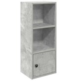 VidaXL Boekenkast 31x24x77 cm bewerkt hout betongrijs