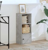 VidaXL Boekenkast 31x24x77 cm bewerkt hout betongrijs