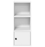 VidaXL Boekenkast 31x24x77 cm bewerkt hout wit