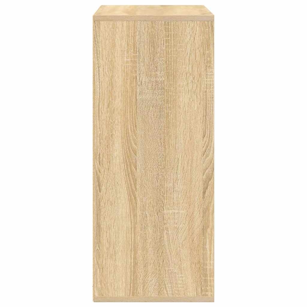 VidaXL Boekenkast 60x30x71,5 cm bewerkt hout sonoma eikenkleurig